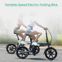 HAINIWER Bicicleta elctrica FIIDO D2S Plegable, Bicicleta elctrica Urbana de 16 Pulgadas 250W Bicicleta elctrica de 6 velocidades de Cambio para Adultos Ciclismo al Aire Libre, desplazamientos