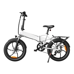 HappyBoard Bicicleta HappyBoard Bicicleta Eléctrica, Pedelec E-Bike 20 Pulgadas, Batería de 36 V / 10, 4 Ah, Pedaleo Asistido, Altura Ajustable, Adulto Unisexo (A20XE Bianco)