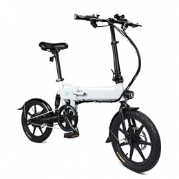 Herewegoo Bicicleta elctrica Plegable, Adultos, Plegable, con luz LED Frontal, Segura, Altura Ajustable, porttil, 25 km/h para Ciclismo, Deportes, Viajes, Regalos