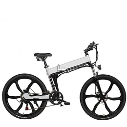 HHHKKK Bicicleta HHHKKK Bicicleta Eléctrica Plegable Bicicleta de Montaña e-Bike 26 Pulgadas Aluminio 48V 12AH Batería de Litio, Tiempo de Carga: 4-6 Horas, Más de 120 km de Duración de la Batería