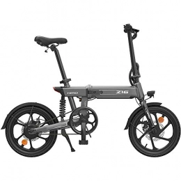 OLKJ Bicicleta HIMO Z16 Bicicleta eléctrica para Adultos, Bicicleta de Bicicleta eléctrica 10AH 250W 80KM Kilometraje Adecuado para desplazamientos Deportivos urbanos Hombres y Mujeres (Gris)