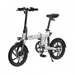 Enchen Bicicletas eléctrica HIMO Z16 Bicicleta eléctrica Plegable asistida, Viaje Ligero, Plegable en Tres etapas, batería de Litio Oculta, Amortiguador de Alta Resistencia, Alcance máximo de Crucero 80KM