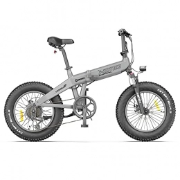 Cleanora Bicicleta HIMO ZB20 Bicicleta eléctrica Plegable para Adultos, 20 '' 4.0 Off-Road Fat Tire E-Bike, Bici eléctrica de montaña con 48V 10AH batería, Amortiguador, Engranajes de transmisión de 6 velocidades