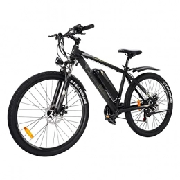 HMEI Bicicletas eléctrica HMEI Bicicletas eléctricas para Adultos, Hombres, Motor de 250W, 27, 5", Ciclismo, montaña, Bicicleta Urbana, 36 V, 12, 5Ah, batería extraíble, 25 km / H, Velocidad máxima