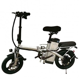 Hokaime Bicicleta Hokaime Scooter eléctrico, Velocidad máxima de 100 km / h, Scooter de cercanías Plegable de Doble accionamiento 48V 24Ah Batería con Asiento