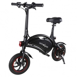 HQFLY - Bicicleta eléctrica plegable, 6,0 Ah, 350 W, 36 V