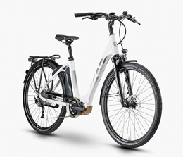 Husqvarna Bicicleta Husqvarna Gran City 1 Shimano Steps City 2020 - Bicicleta eléctrica (28", 48 cm), color blanco, plateado y bronce