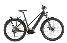 Husqvarna Bicicleta Husqvarna Gran Tourer GT6 Pedelec - Bicicleta elctrica de Trekking para Mujer, Color Bronce y Azul 2019, tamao 50 cm