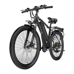 HWOEK Bicicleta Eléctrica de Montaña Adulto, 26" Unisex E- Bike Motore 400W 48V 10Ah Batteria al Litio 21 Velocità Asiento Ajustable,Rojo