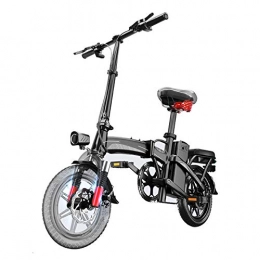 HWOEK Bicicletas eléctrica HWOEK Bicicletas eléctricas para Adultos, 400W Plegable para Adultos Bici de e extraíble de Gran Capacidad de Iones de Litio de 48V 16Ah Manillar de Altura Ajustable Unisex