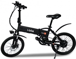 i-Bike Bicicletas eléctrica i-Bike Bicicleta eléctrica plegable con pedales asistidos, Hombre, Negro, 20