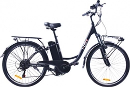 i-Bike Bicicletas eléctrica i-Bike City Easy Bicicleta eléctrica, Negro, 180 x 90 x 32 cm