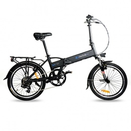 IC Electric Bicicletas eléctrica IC Electric Mini Bicicleta Plegable, Unisex Adulto, Negro, Talla nica