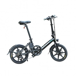 INOVIX Bicicletas eléctrica INOVIX Bicicleta elctrica FIIDO D3 para Adultos, Motor de 250 W, Rango de 16 Pulgadas 5.2Ah 35 km, con Faros LED, Bicicleta Elctrica Plegable con Freno de Disco, hasta 25 km / h
