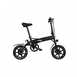 INOVIX Bicicleta INOVIX eléctrica Plegable Bicicleta de montaña para Exteriores, 3 Modos, Neumáticos de 14" con batería de Iones de Litio de 36 V / 10, 4 AH, (BlackD1)
