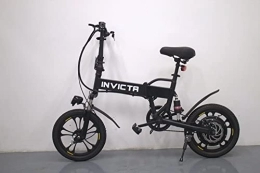 Invicta COKY Bicicleta eléctrica Plegable 16" Motor 250w, Batería de Litio 36v6AH, Faro Delantero y luz led Trasera