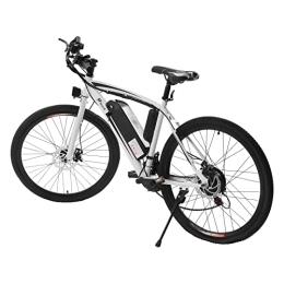 JAYEUW Bicicleta eléctrica de 26 pulgadas, 21 velocidades, bicicleta de montaña eléctrica, adecuada para hombres y mujeres, pedal de bicicleta de velocidad ajustable