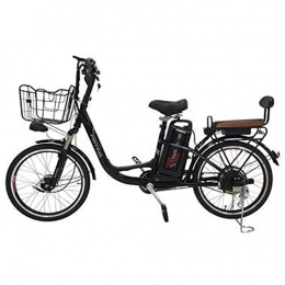 JH Bicicletas eléctrica JH Bicicleta elctrica, 48V Viaje de Ciudad de Compras Bicicleta elctrica de 24 Pulgadas de aleacin de Aluminio LED del Pedal de Bicicleta elctrica