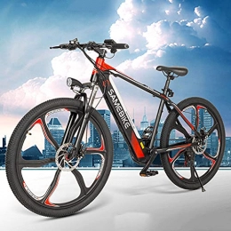 JINGJIN Bicicletas eléctrica JINGJIN Bicicleta eléctrica Plegable, E Bike Motor de 350W hasta 35 Km / h, Batería de Iones de Litio 36V8AH, neumáticos de 26"* 1, 95", 25-35 Km Bici Electrica con Pedales para Adultos