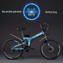 JUN Bicicletas eléctrica Jun Bicicleta De Montaa Elctrica De 26 Pulgadas (48V 350W) con Batera Extrable De Iones De Litio De Gran Capacidad, B