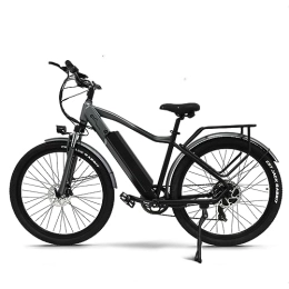 Kinsella Bicicletas eléctrica Kinsella CMACEWHEEL F26 Bicicleta eléctrica, batería de litio extraíble LG 17Ah, freno hidráulico, potente motor trasero, Shimano 7 velocidades. 27 Pulgadas