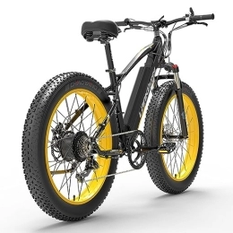 Kinsella Bicicletas eléctrica Kinsella LANKELEISI XC4000 Fat Bike Eléctrica, Shimano 7 velocidades, freno de disco mecánico, batería de litio extraíble 48 V x 17, 5 Ah, neumático grande 26 x 4, 0, marco de aleación de aluminio.