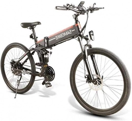 KRXLL Bicicleta KRXLL Bicicletas de montaña eléctricas de 26 Pulgadas Batería de Litio de 48V Aleación de Aluminio Adulto Plegable Eléctrico Velocidad máxima 32KM / H LCD Instrumento de Cristal líquido-UNA