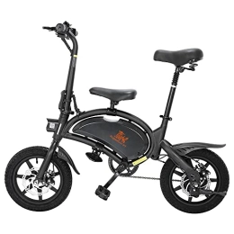 Cleanora Bicicleta Kugookirin V1 - Bicicleta plegable eléctrica para adultos, bicicleta eléctrica, 14 polacos, control de la aplicación, freno y faro seguros