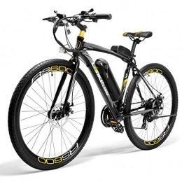 LANKELEISI Bicicleta LANKELEISI RS600 - Bicicleta eléctrica con batería Samsung 36 V 20 Ah, marco de aleación de aluminio, modo paso hasta 100 km, bicicleta de carretera para bicicleta de ciudad adulta (gris)