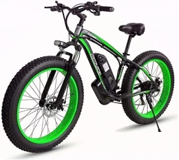 LAZNG Bicicleta LAZNG Bicicletas eléctricas, Motos de Nieve / Bicicletas de montaña, 48V 1000W de Motor, batería de Litio 17.5AH, Bicicleta eléctrica, 26 Pulgadas eléctrico Fat Tire Bicicletas (Color : E)