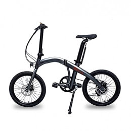 LEXGO Bicicleta LEXGO LEXSF20 - Bicicleta eléctrica plegable de 250 W con pantalla LCD, bicicleta eléctrica de pedaleo asistida asistida de 36 V para adultos, velocidad de 25 km / h. Carga máxima: 45 km