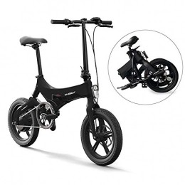 Lixada Bicicleta Elctrica Plegable de 16 Pulgadas Power Assist Ciclomotor Bicicleta Elctrica E-Bike 250W Motor y Frenos de Disco Duales