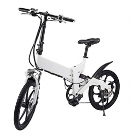 Lvbeis Bicicletas eléctrica Lvbeis Adultos Bici Electrica de Montaa Plegable Bicicleta con Asistidas Al Pedaleo PortTil E-Bike 30 KM / h Bicicleta