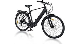 MAGMOVE Bicicletas eléctricas 28 Pulgadas, Bicicleta Eléctrica Urbana con Batería de Litio Extraíble 36V 13Ah, Motor de Montaje Medio de 250w, Velocidad 25km/h, 60 km de Ciclismo al Aire Libre
