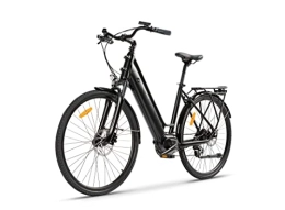 MAGMOVE Bicicleta MAGMOVE Bicicletas eléctricas 28 Pulgadas de Ciudad para Mujer, 250W Motor, Caja de Cambios de 8 velocidades, con batería de Litio extraíble de 36V / 13AH, 60 km para Ciclismo al Aire Libre, Negro
