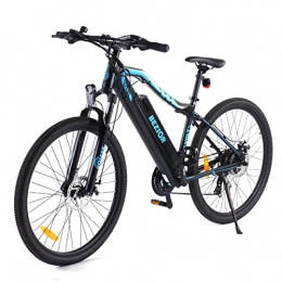 MANPATEL Bicicletas eléctrica MANPATEL Bicicletas eléctricas 250W con Batería 48V 12.5Ah Bicicleta Electrica 27.5in para Ciclismo al Aire Libre Azul
