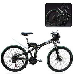 MIRC Bicicletas eléctrica MIRC Bicicleta de montaña eléctrica, Bicicleta eléctrica Plegable, batería eléctrica de Litio Plegable para Adultos