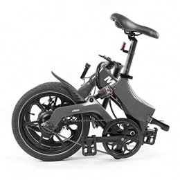 MiRiDER Bicicleta MiRiDER Bicicleta eléctrica plegable One de 16 pulgadas, unisex, para hombre y mujer, para creadores de tendencia, modelo de 2019 (gris, altura del conductor hasta 175 cm)