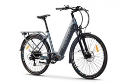 Moma Bikes Bicicleta Moma Bikes Bicicleta Eléctrica Urbana EBIKE-28 Pro, Shimano 7vel, frenos hidráulicos, batería Integrada Litio 48V 13Ah (624Wh)