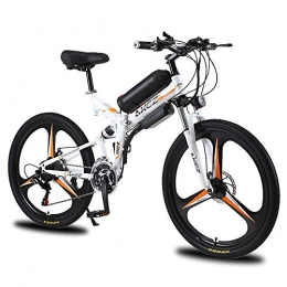 MRMRMNR Bicicleta MRMRMNR Bicicleta Electrica Plegable 36V 350W E- City E-Bike, 3 Modos De Conducción, 26 Velocidad Variable, Pantalla LED, Faros LED Adaptables, Resistencia Asistida por Energía 60~70 Km