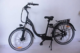 movable Bicicletas eléctrica mvil 350W 36V 10.4AH Bicicleta elctrica 26'x2.125 Bike Cruiser 6 velocidades Shimano Derailluer Snow Beach eBike Bicicleta Sistema de Freno de Disco mecnico (Negro)