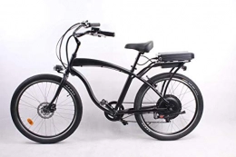 movable Bicicletas eléctrica mvil 500W 48V 10.4AH Bicicleta elctrica 26'x2.125 Bicicleta Cruiser 7 Velocidad Shimano Desviador Snow Beach eBike Bicicleta Sistema de Freno de Disco mecnico