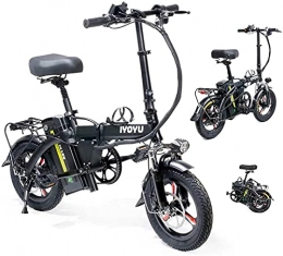 N&I Bicicletas eléctrica N&I Electric Bike Folding E-Bike - Motor ajustable para bicicleta (400 W, 48 V)