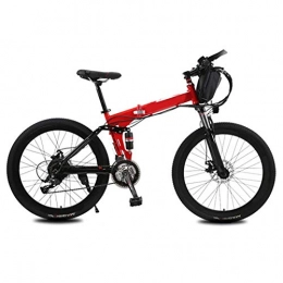 N&I Bicicletas eléctrica N&I Upgraded Electric Mountain Bike 250 W 26 '' Electric Bicycle with desmontable 36 V 12 AH Lithium-Ion Battery 21 Speed Shifter with A Bag