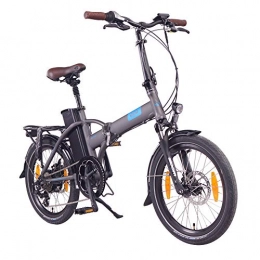 NCM Bicicletas eléctrica NCM - Bicicleta eléctrica London de 20 pulgadas, plegable, 36 V, 15 Ah, 540 Wh, DE248FB2002B+3614P16, antracita, 20 pulgadas