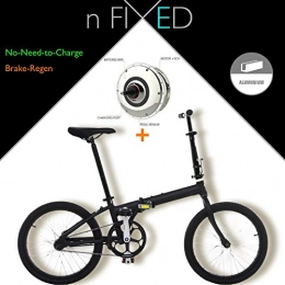 nFIXED.com Bicicletas eléctrica nFIXED.com "e-Bike+ Folding" no-Need-to-Recharge Zehus Electric Bicycle