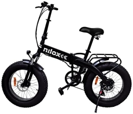 Nilox Bicicleta Nilox 30NXEB207V001 Bicicleta, Unisex Adulto, Negro, Talla Única