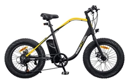 Nilox Bicicleta Nilox J3 National Geographic, eBike Unisex Adulto, Black and Yellow, Medium