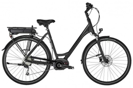 Ortler Bicicleta Ortler Bozen Performance Wave Bicicleta elctrica para mujer, color negro mate, altura del cuadro 55 cm, 2019