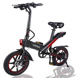PINENG Bicicletas eléctrica PINENG Bicicleta Eléctrica Plegable E-Bike De hasta 25 Km / H con Motor De 350 W 10Ah, Iluminación LED, Neumáticos de 14 Pulgadas, 3 Modos de Trabajo, Larga Distancia de 35 km